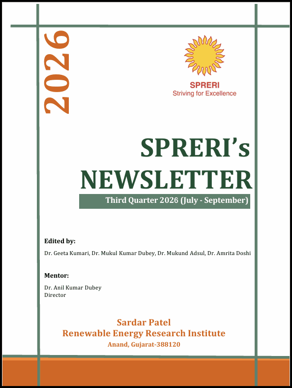 SPRERI Quarterly Newsletter Q3-2026 (July - September 2026)