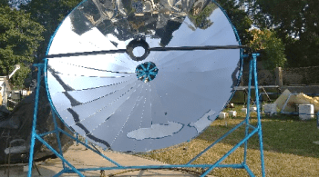 Thermal storage integrated solar concentrating cooker